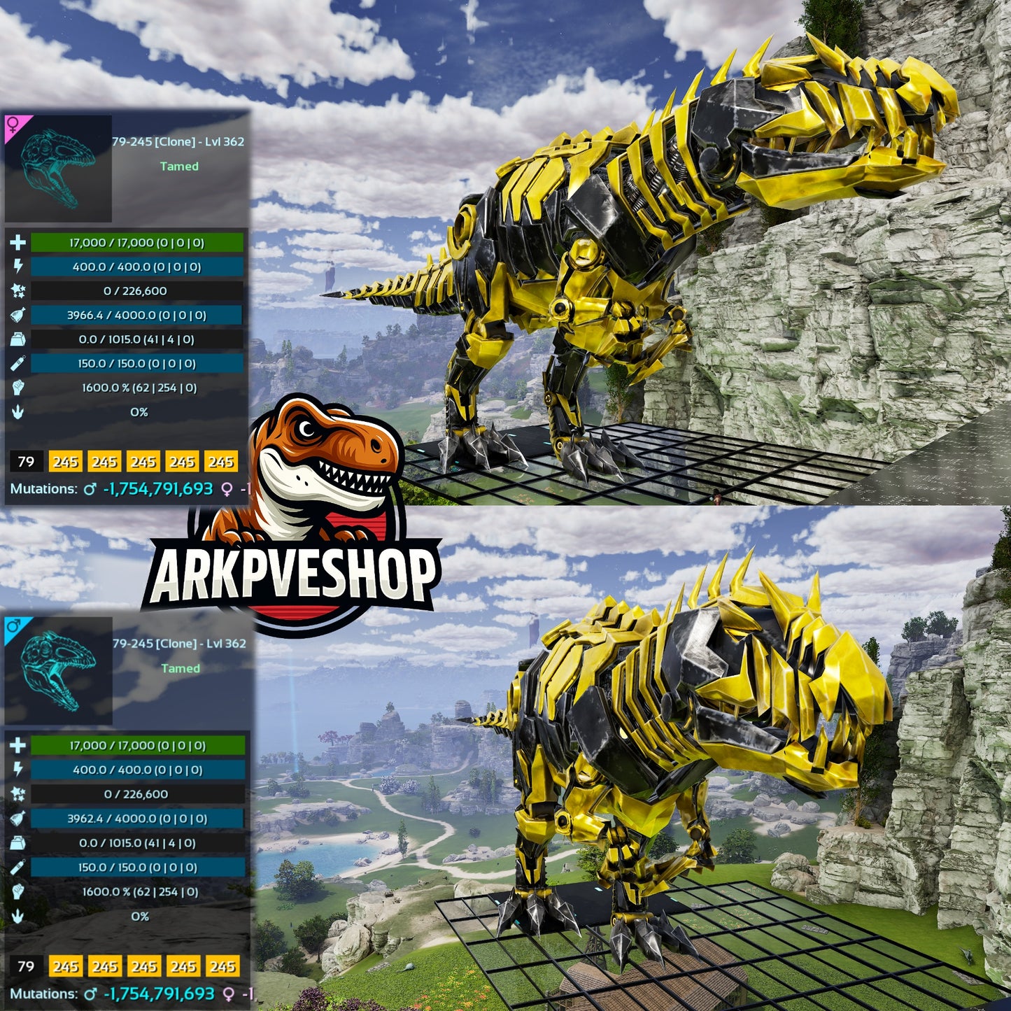 Tek Giganotosaurus Clone 1600Melee