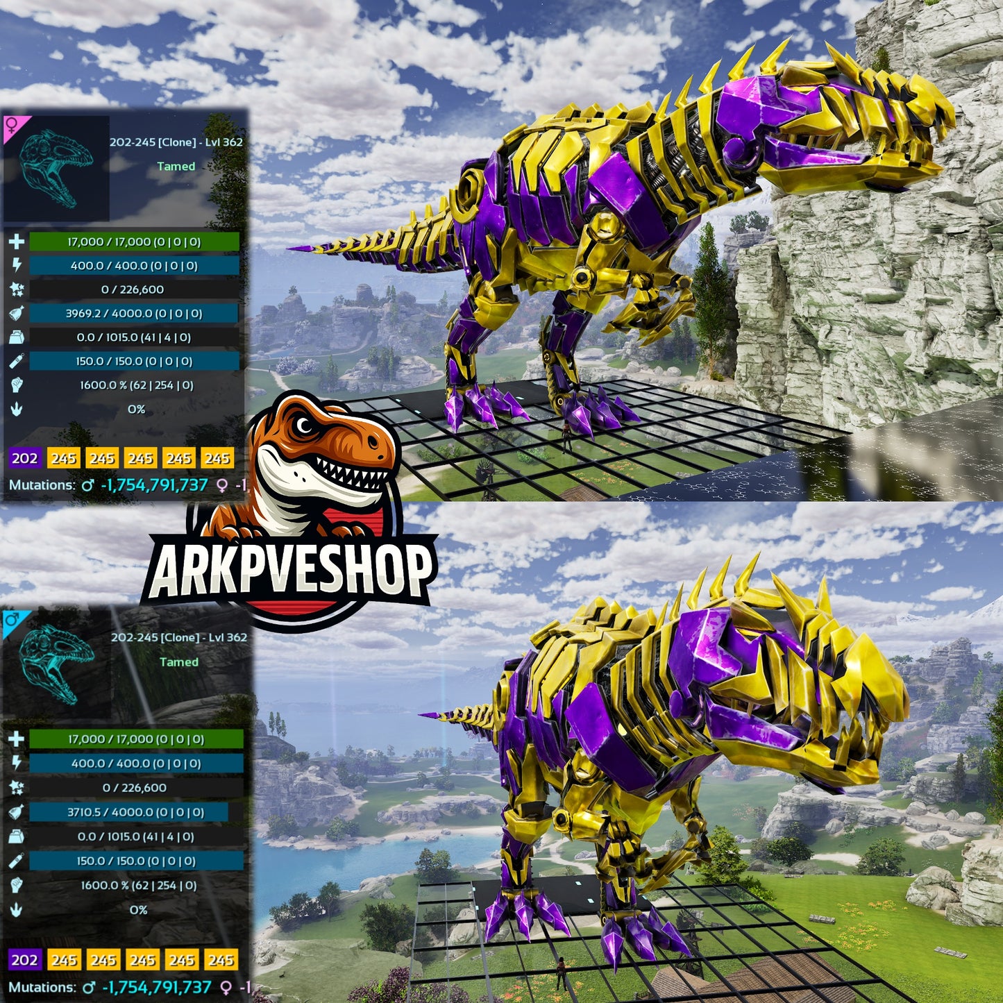 Tek Giganotosaurus Clone 1600Melee