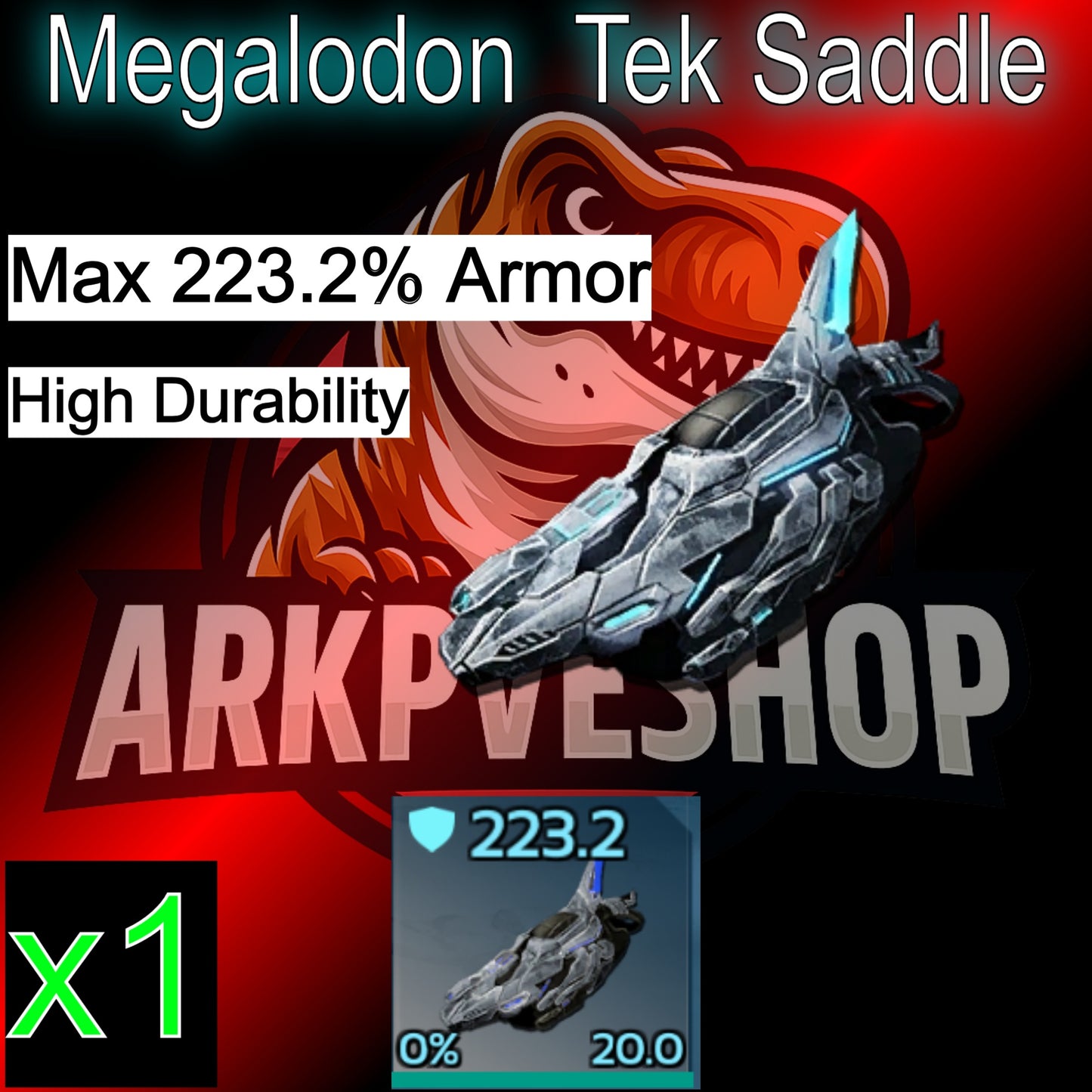 Tek Saddle max 223.2 Armor