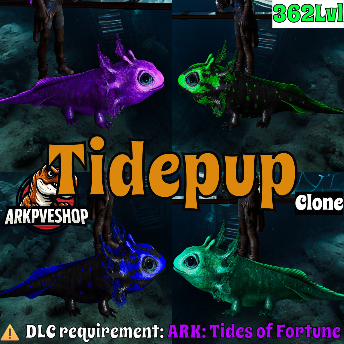 Tidepup Lvl 362 Clone