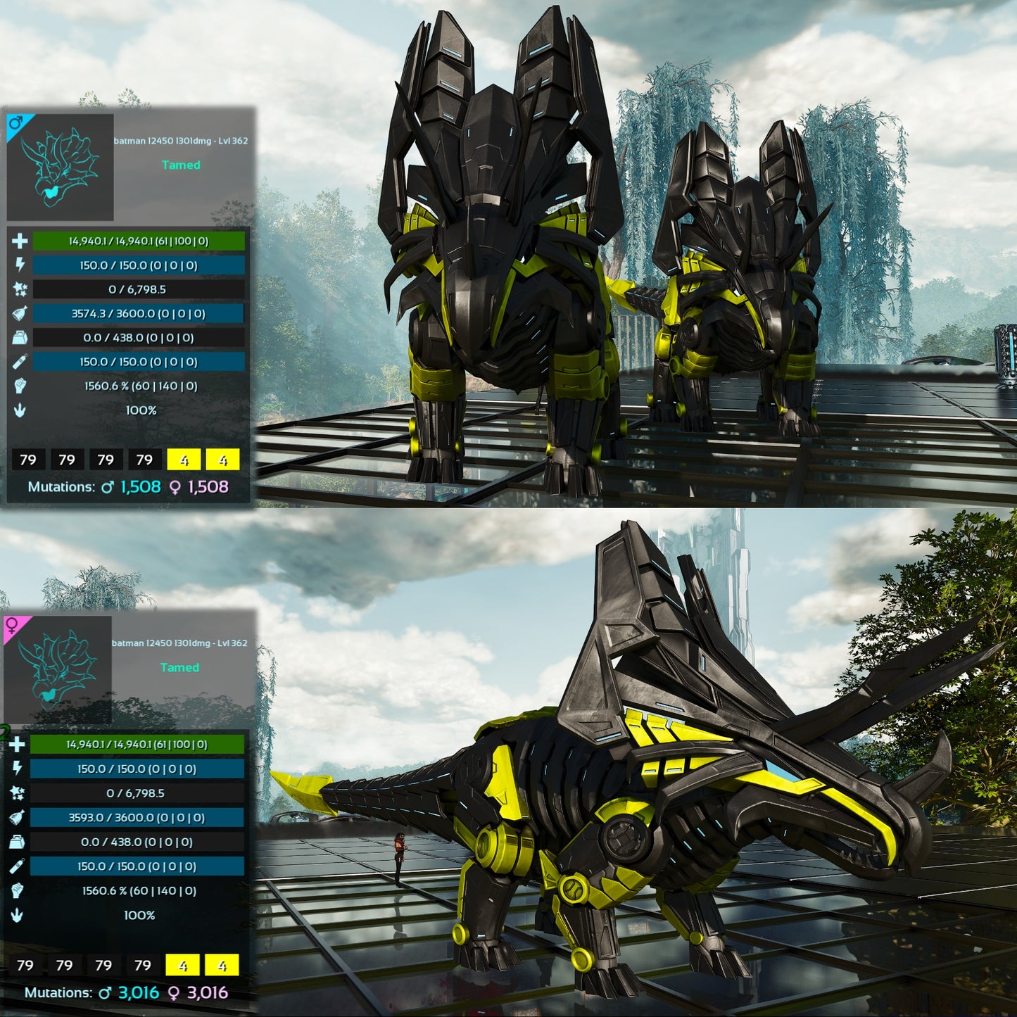 Tek Triceratops Trike 14.940HP 1560.6%m Imprinted