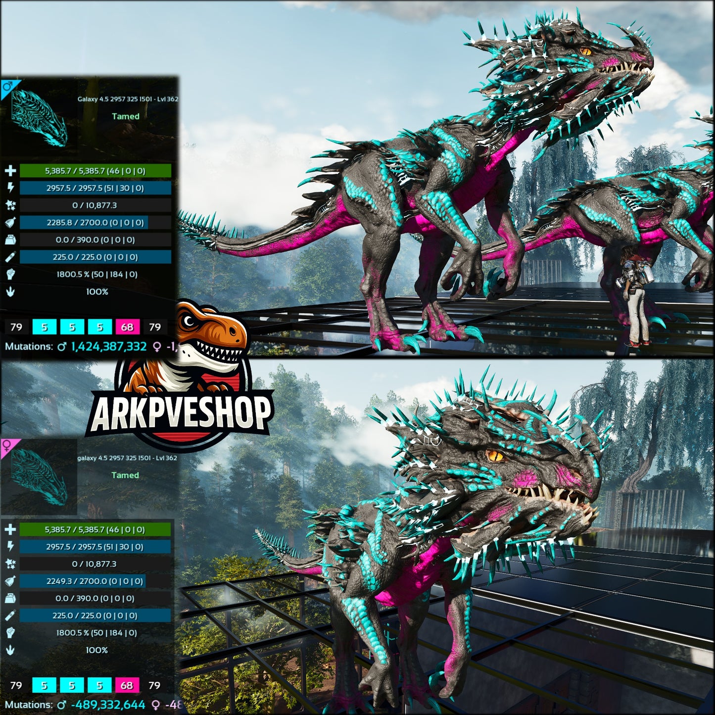 Velonasaur 1800%melee Imprinted