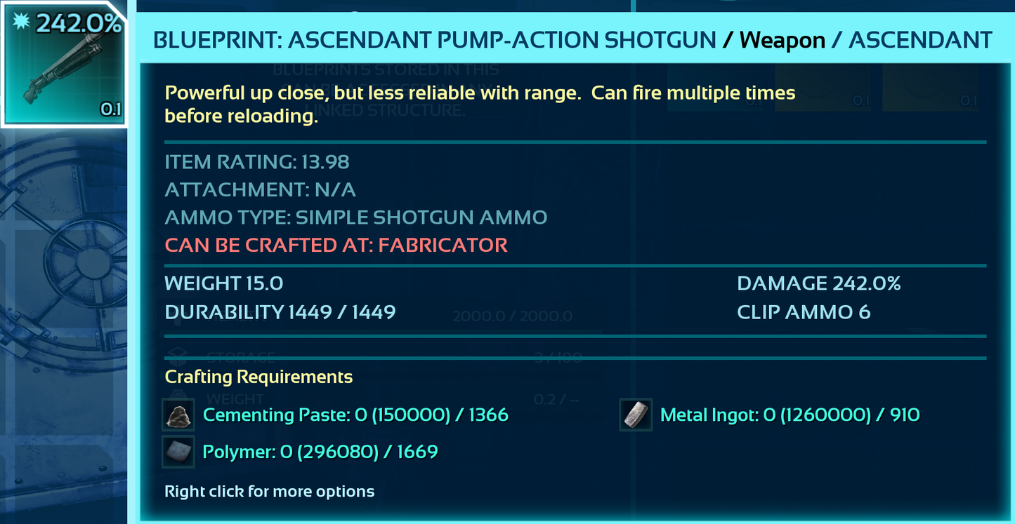 Blueprint: Pump-Action Shotgun