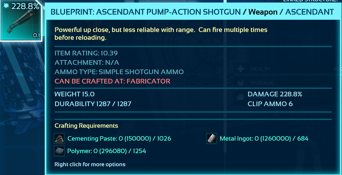 Blueprint: Pump-Action Shotgun