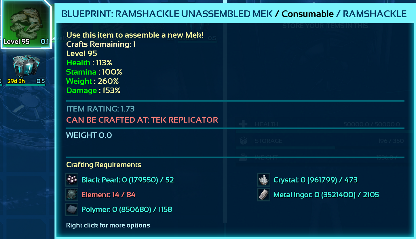Mek Blueprint