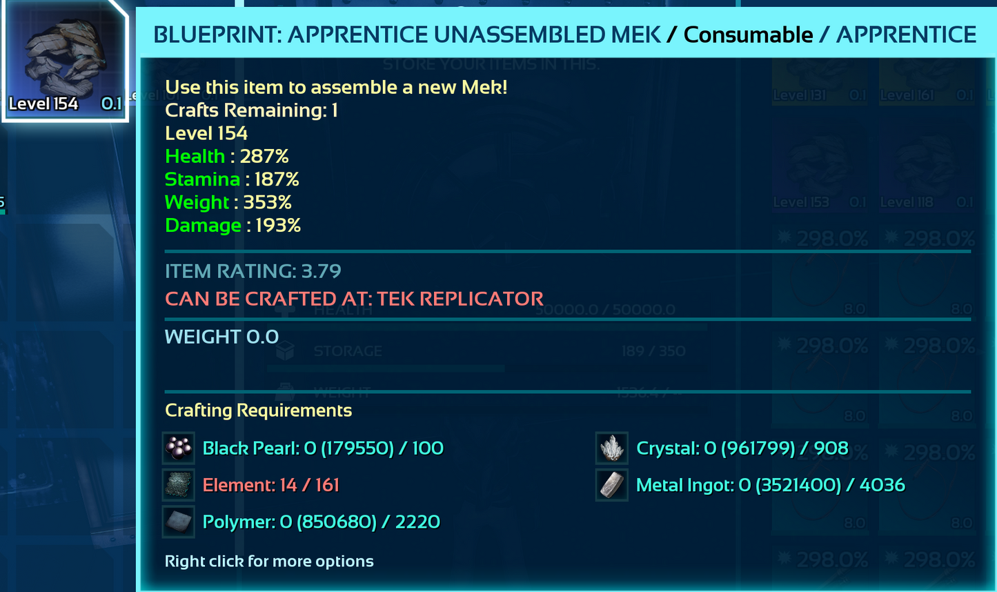 Mek Blueprint