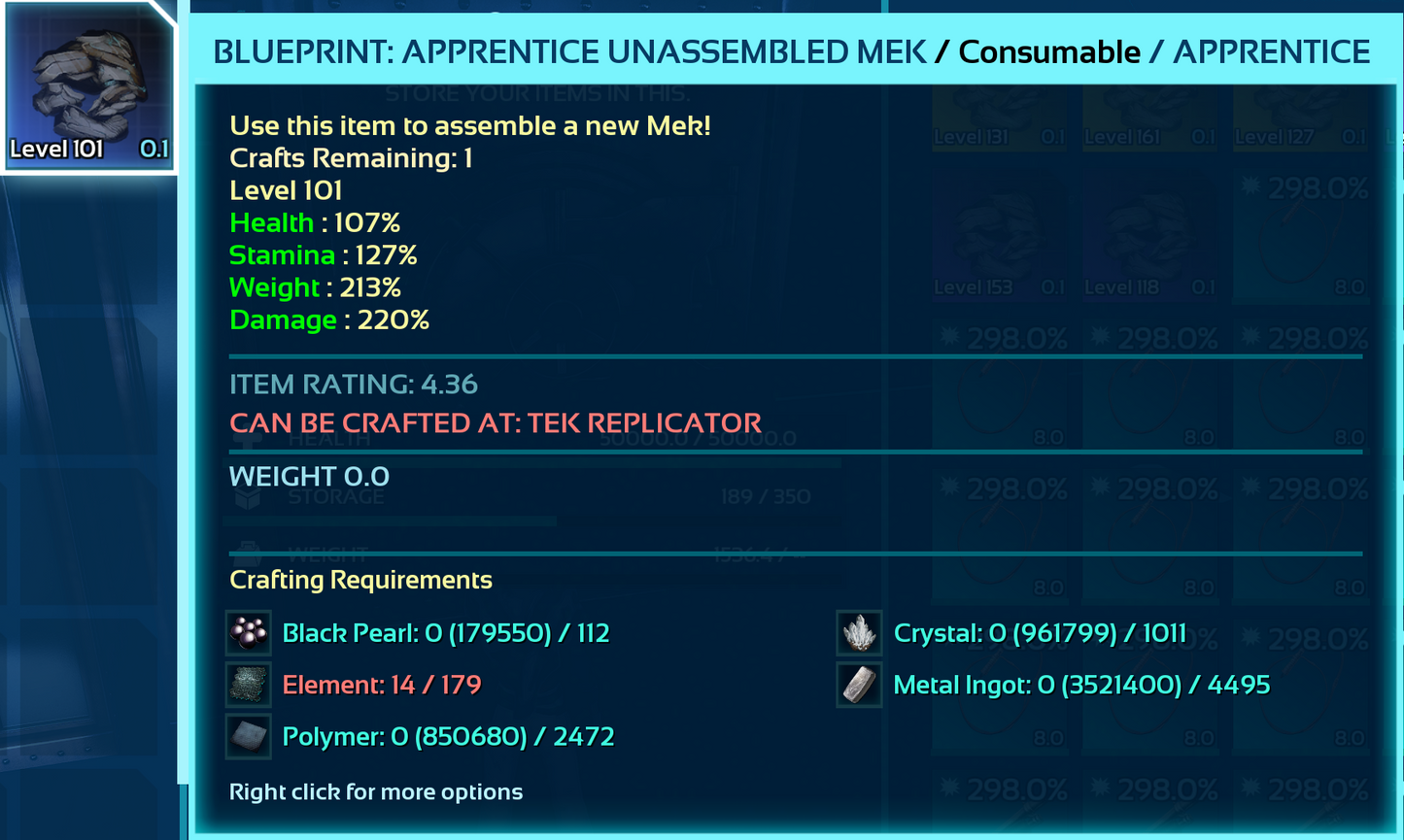 Mek Blueprint