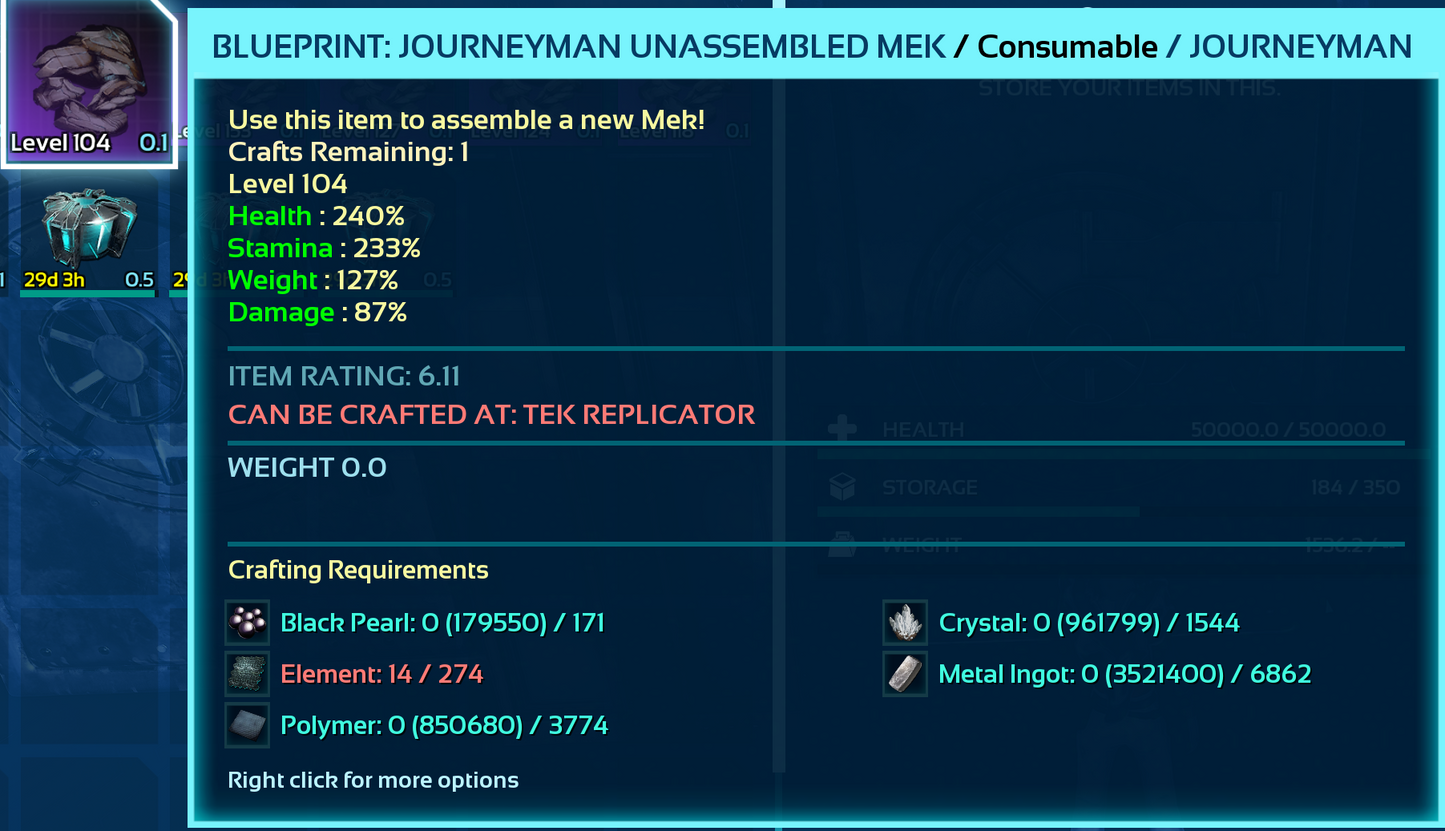 Mek Blueprint