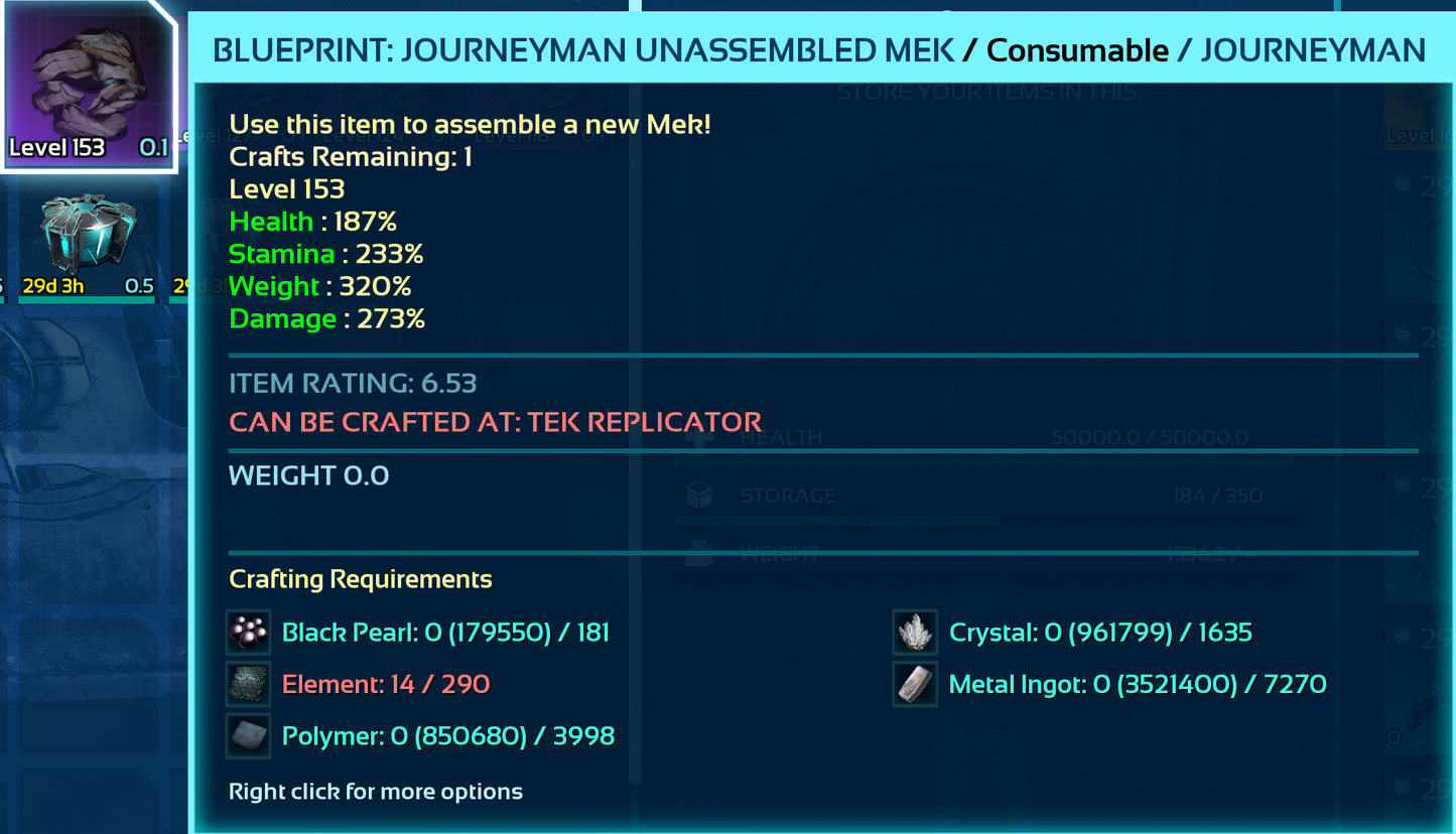 Mek Blueprint