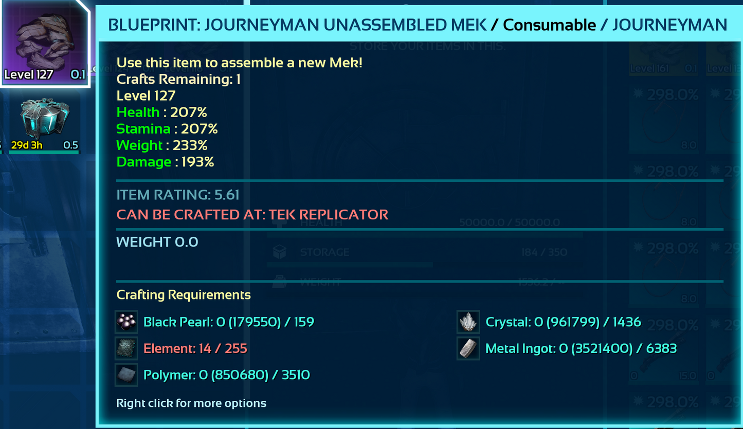 Mek Blueprint