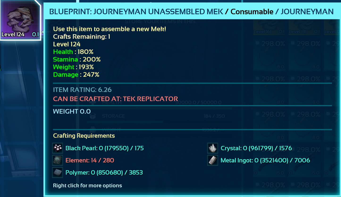 Mek Blueprint