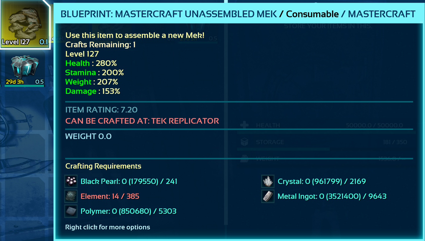 Mek Blueprint