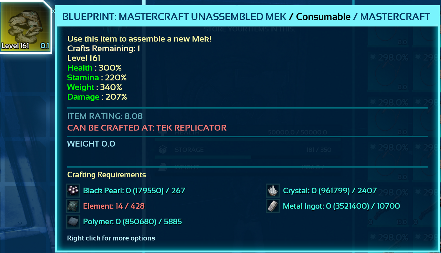 Mek Blueprint