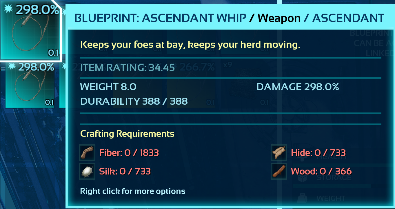 Whip Blueprint Bp's
