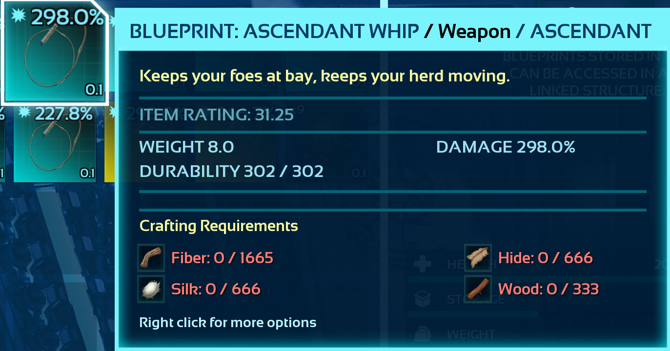 Whip Blueprint Bp's