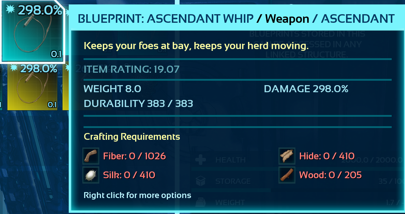 Whip Blueprint Bp's