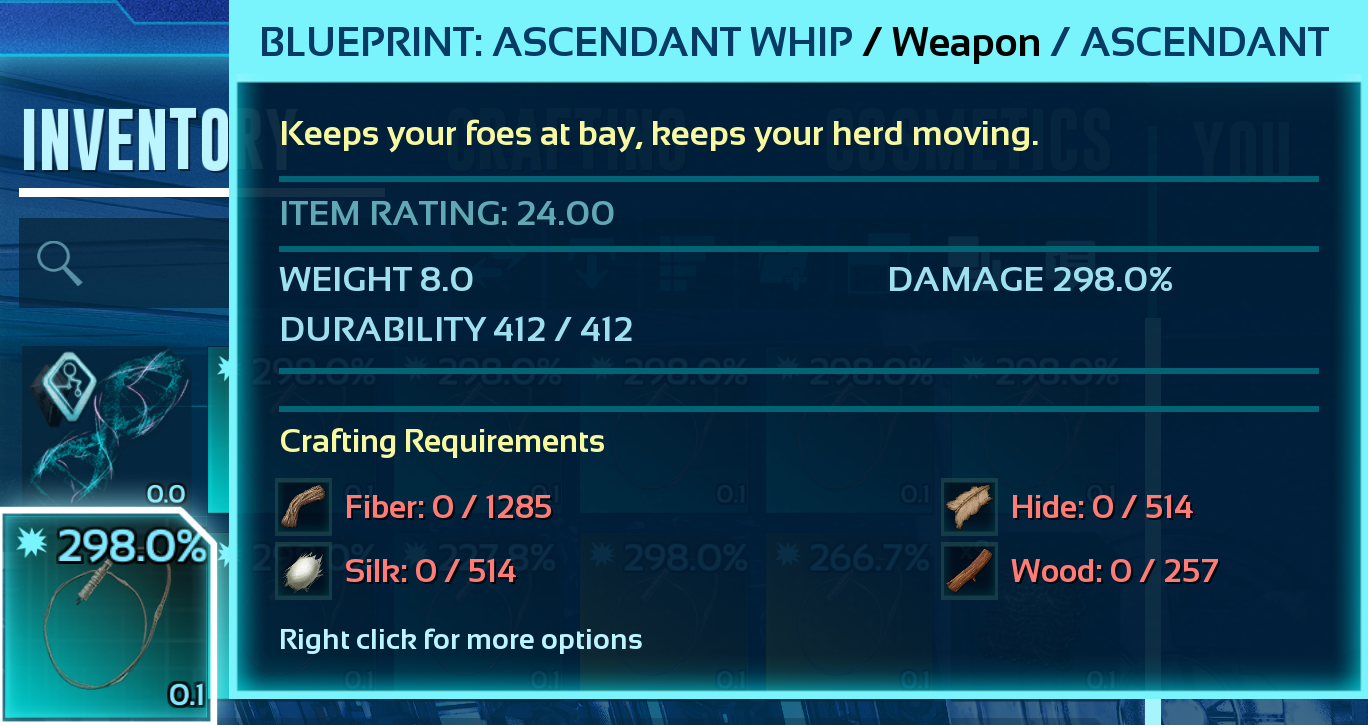 Whip Blueprint Bp's