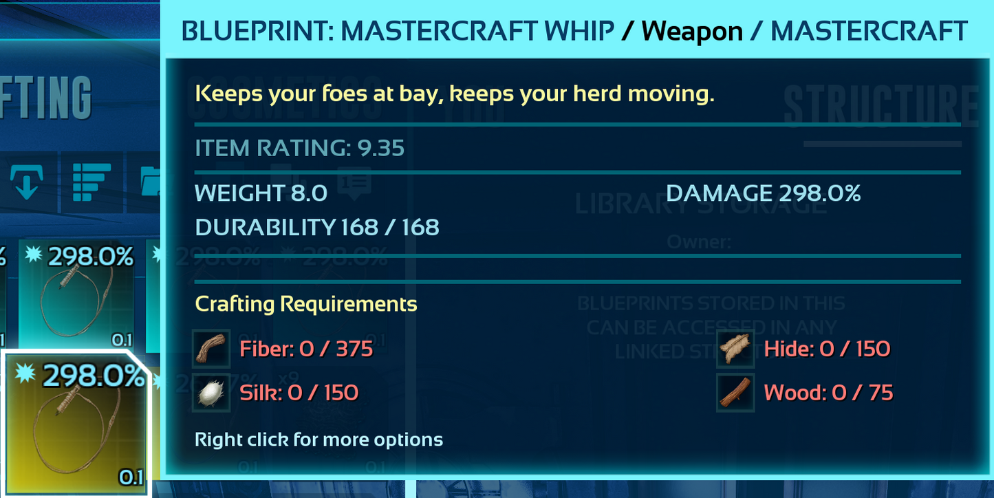 Whip Blueprint Bp's