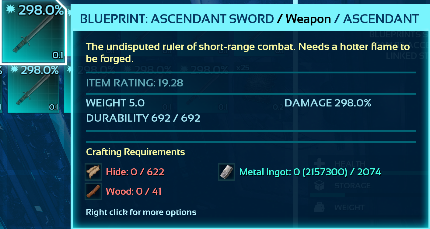 Blueprint: Sword