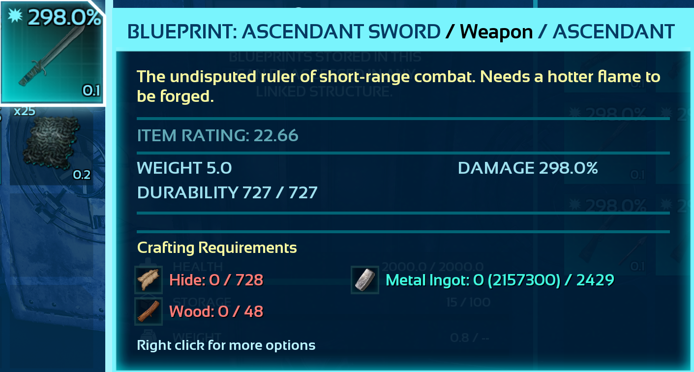 Blueprint: Sword