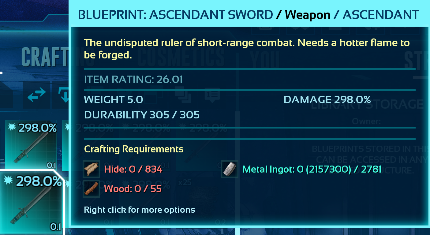 Blueprint: Sword