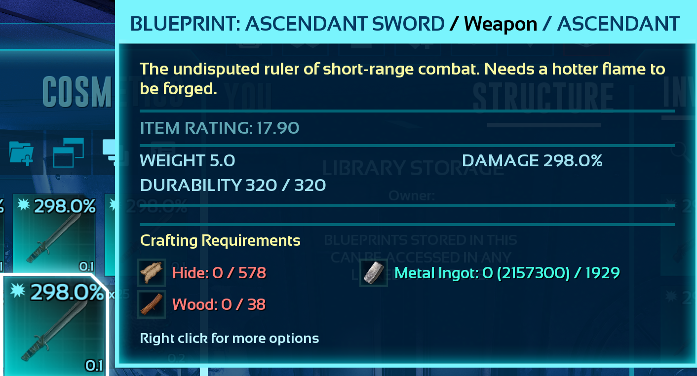Blueprint: Sword