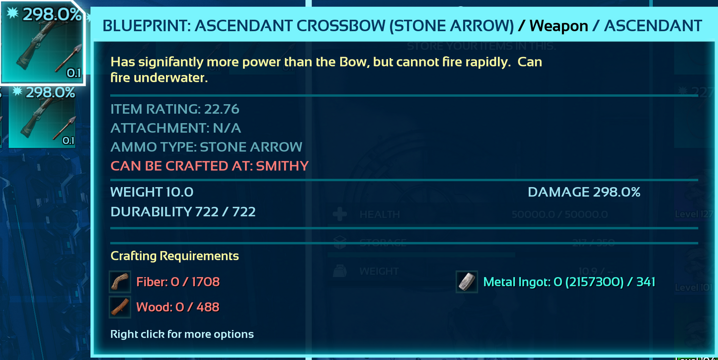 Blueprint: CrossBow