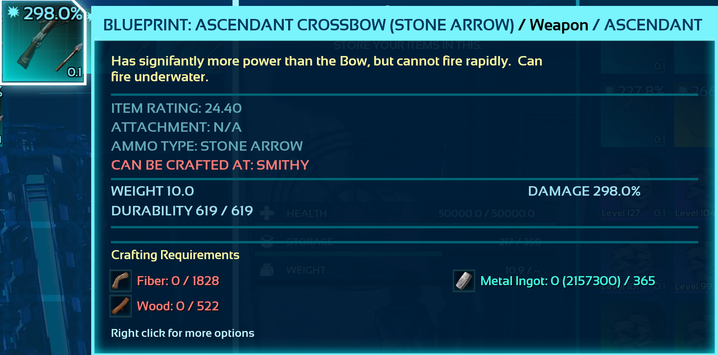 Blueprint: CrossBow