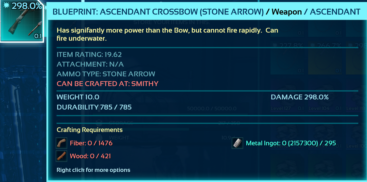 Blueprint: CrossBow