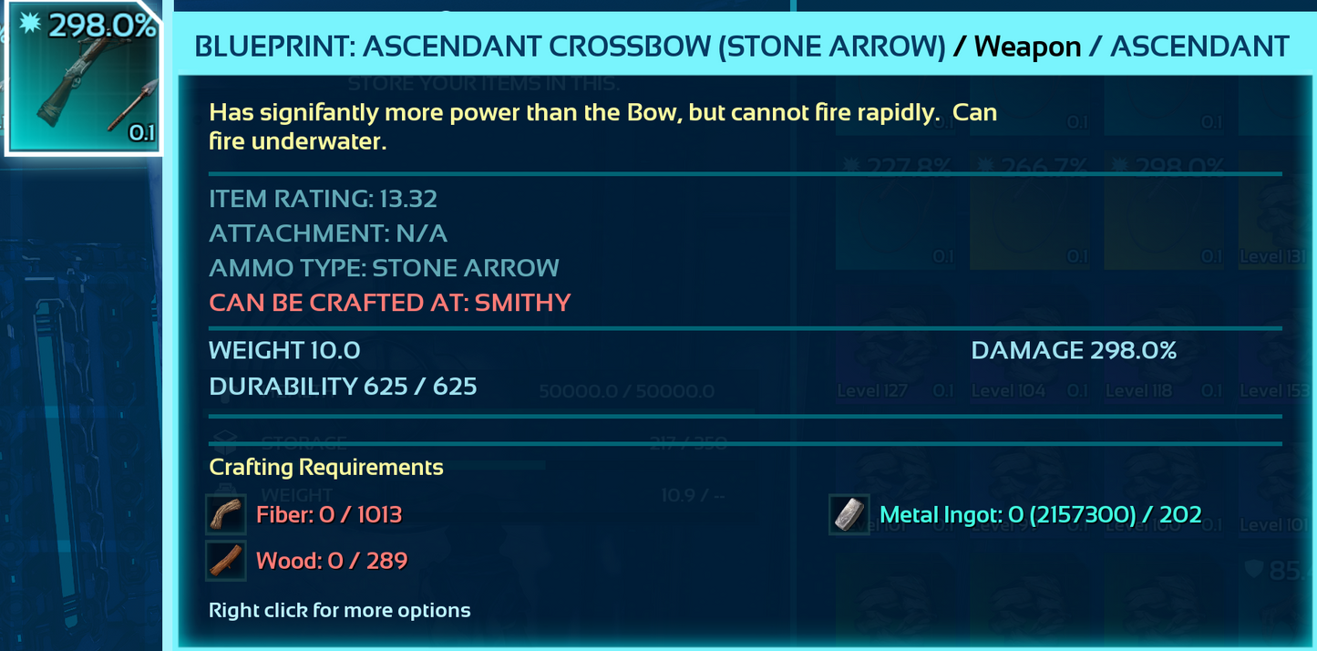 Blueprint: CrossBow