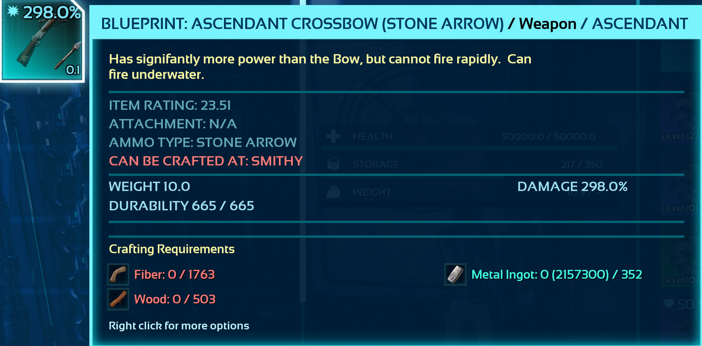 Blueprint: CrossBow