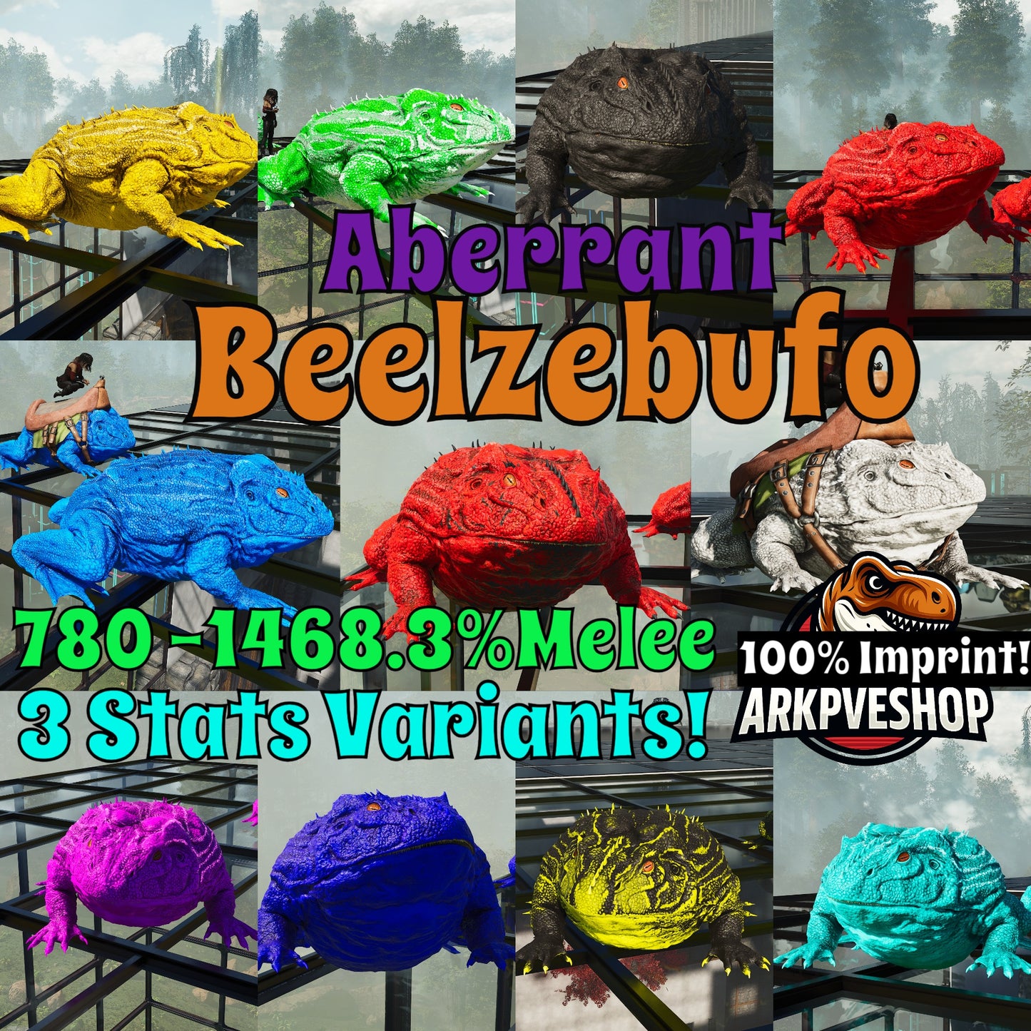 Aberrant Beelzebufo 935 - 1468.3%Melee