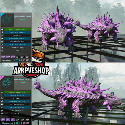 Aberrant Ankylosaurus Ankylo 2323.8%Melee
