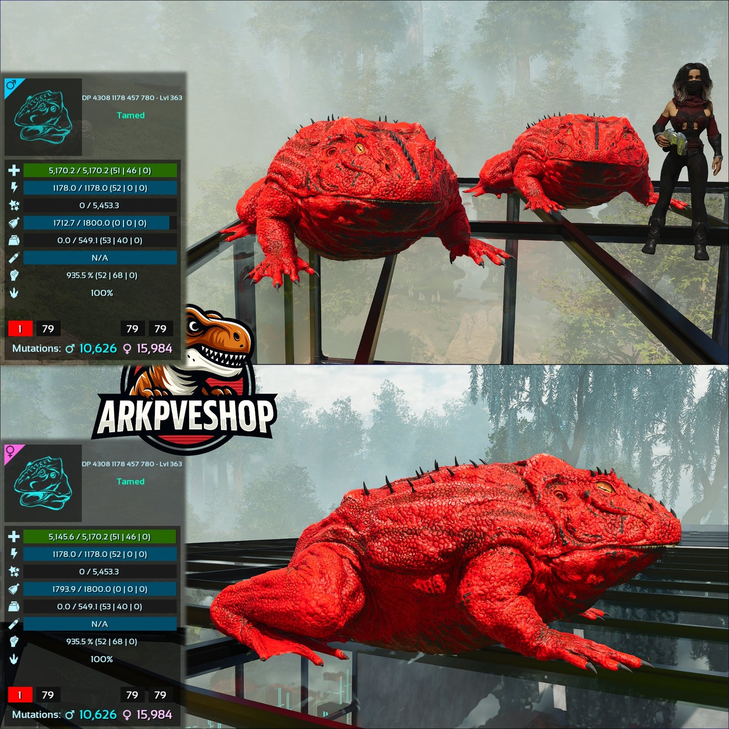 Aberrant Beelzebufo 935 - 1468.3%Melee