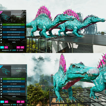 🦖 Aberrant Spino Spinosaurus 1744%Melee Colours