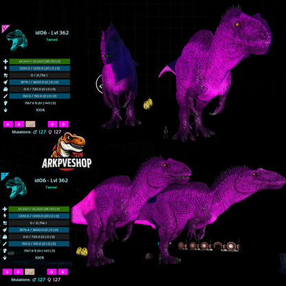 Acrocanthosaurus Acro 1567.6% Melee Damage