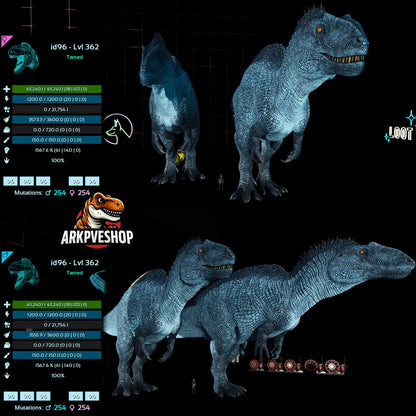 Acrocanthosaurus Acro 1567.6% Melee Damage
