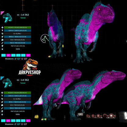 Acrocanthosaurus Acro 1567.6% Melee Damage
