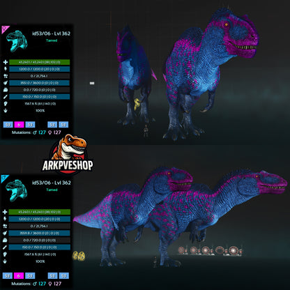 Acrocanthosaurus Acro 1567.6% Melee Damage