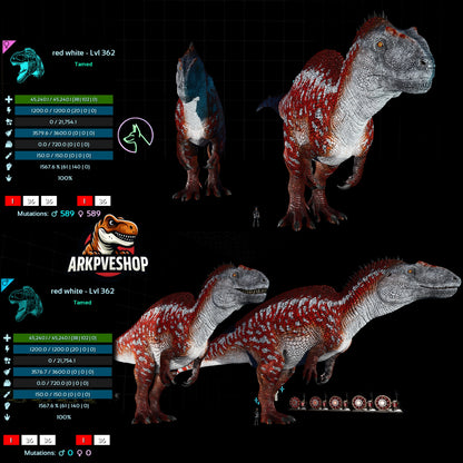 Acrocanthosaurus Acro 1567.6% Melee Damage