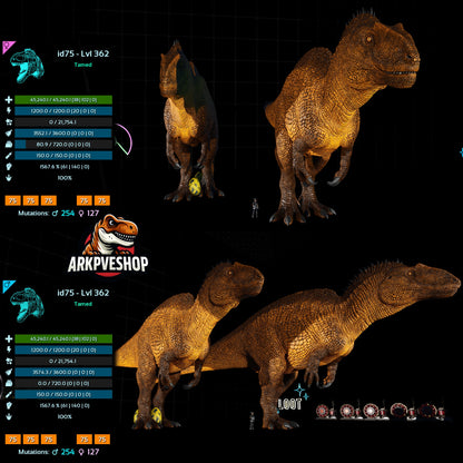 Acrocanthosaurus Acro 1567.6% Melee Damage