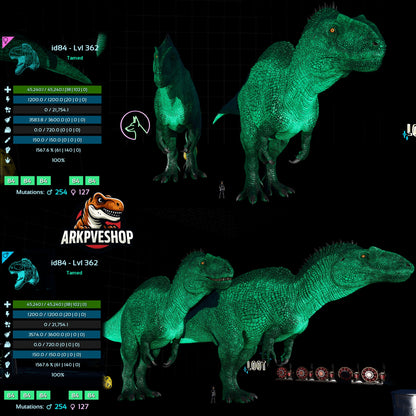 Acrocanthosaurus Acro 1567.6% Melee Damage