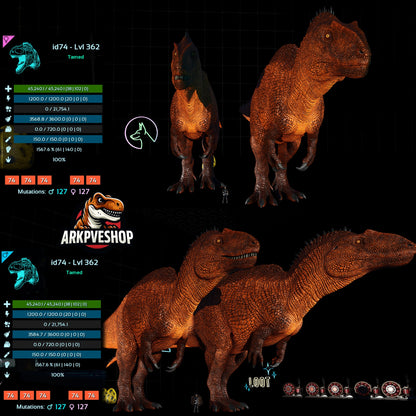 Acrocanthosaurus Acro 1567.6% Melee Damage