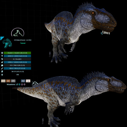 Acro Acrocanthosaurus Clone High&Low Lvl