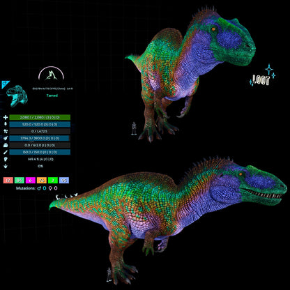 🏷️Acro Acrocanthosaurus Clone High&Low Lvl🏷️