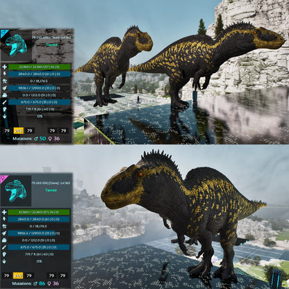 Acro Acrocanthosaurus 362-363Lvl Clone