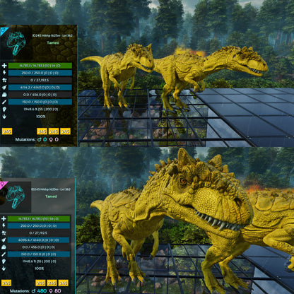 Allosaurus / Max Lvl 362 / Top Stats