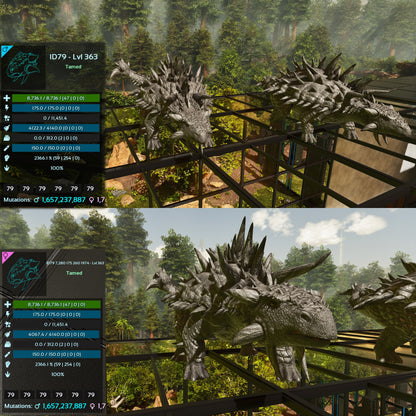 Ankylosaurus / Ankylo Top Stats Solid