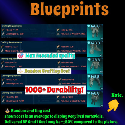 Lost Colony Blueprint BP