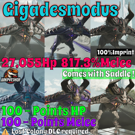 Gigadesmodus Adults best Stats include